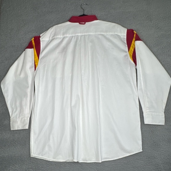 Florida State Seminole Shirt Men's XL White Button-Down Long Sleeve Vtg NWT - Picture 4 of 14